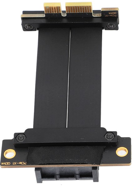 Pcıe 4.0 X1 Uzatma Kablosu Çift 90 Derece Sağ Açı Gpu Yükseltici Kablo Wifi Kartı Ses Kartı Için 5cm / 2in (Yurt Dışından)