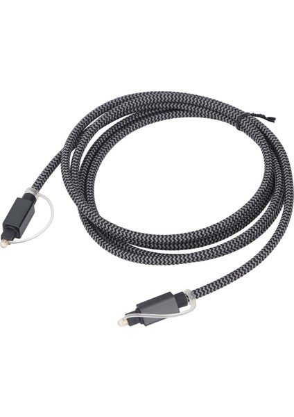 Dijital Optik Ses Kablosu Kare Port Spdıf Çıkışlı Fiber Optik Bağlantı Kablosu Soundbar Tv Hoparlörü Için 1.8 Metre (Yurt Dışından)