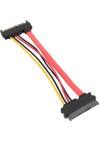 SATA22P M/SAS29P F Erkek - Dişi Uzatma Kablosu Sata7 15PIN Sabit Disk Veri Güç Uzatma Kablosu Sff 8482 0,15M (Yurt Dışından)
