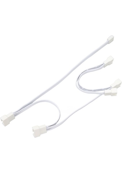 1 Ila 5 Şasi Fan Uzatma Kablosu Esnek Abs 4 Pin Uzatma Güç Kablosu Bilgisayar Pc Için (Yurt Dışından)