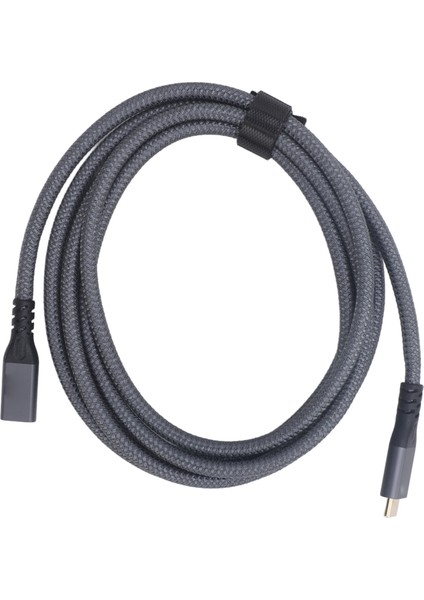 USB C Uzatma Kablosu Erkekten Dişiye 20 Gbps Aktarım 240 W Hızlı Şarj 4 K 60 Hz Video USB C 3.2 Gen 2 Telefon Için Uzatma Kablosu 2 M/6,6 Ft (Yurt Dışından)