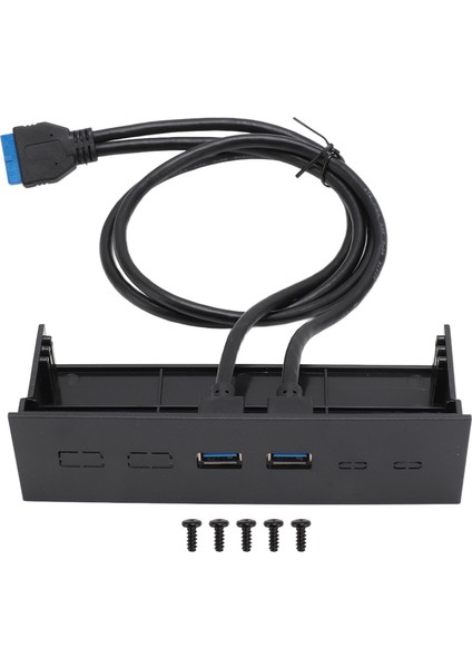 TXD167 5.25 Inç Ön Panel USB Hub Çift Port 5gbps Usb3.0 Optik Sürücü Ön Panel Bilgisayar Kasası Genişletme Kartı (Yurt Dışından)
