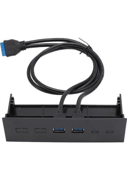 TXD167 5.25 Inç Ön Panel USB Hub Çift Port 5gbps Usb3.0 Optik Sürücü Ön Panel Bilgisayar Kasası Genişletme Kartı (Yurt Dışından)