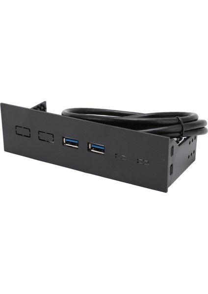 TXD167 5.25 Inç Ön Panel USB Hub Çift Port 5gbps Usb3.0 Optik Sürücü Ön Panel Bilgisayar Kasası Genişletme Kartı (Yurt Dışından)