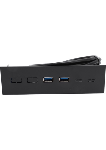 TXD167 5.25 Inç Ön Panel USB Hub Çift Port 5gbps Usb3.0 Optik Sürücü Ön Panel Bilgisayar Kasası Genişletme Kartı (Yurt Dışından)