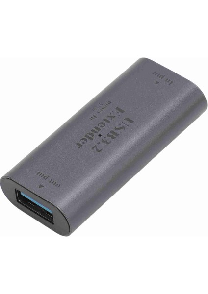USB 3.2 Sinyal Genişletici 5gbps 10M Uzun Mesafe Taşınabilir Usb3.2 Sinyal Amplifikatörü Genişletme Adaptörü 15W USB C Şarj Portu Tip C Girişinden USB Çıkışına (Yurt Dışından)
