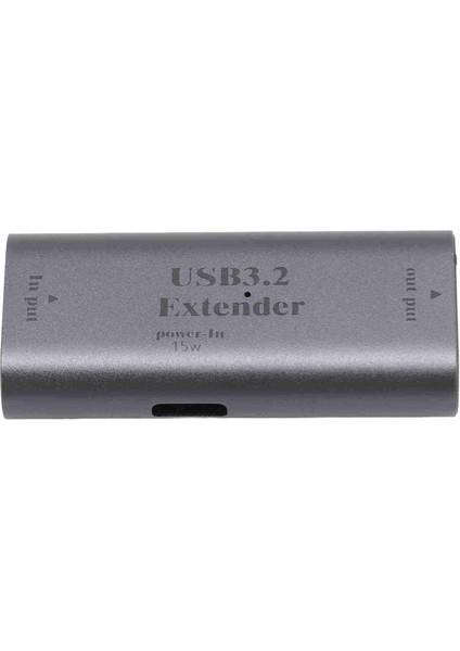 USB 3.2 Sinyal Genişletici 5gbps 10M Uzun Mesafe Taşınabilir Usb3.2 Sinyal Amplifikatörü Genişletme Adaptörü 15W USB C Şarj Portu Tip C Girişinden USB Çıkışına (Yurt Dışından)