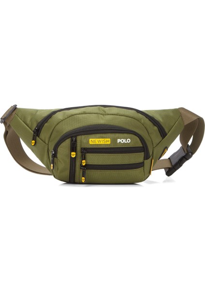 Erkek Gri USB Kulaklık Çıkışlı Crossbody Çapraz Göğüs Omuz ve Bel Çantası NEWPOLO328 indirimleri