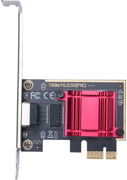 Pcıe 2.5g Ethernet Kartı 10 100 1000M Gigabit Ethernet Kartı Wins7 8 10 11 Bilgisayar Ağ Bağdaştırıcısı (Yurt Dışından)