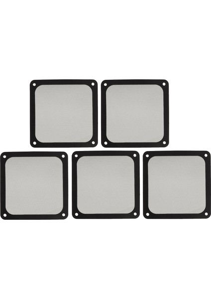 Pc Fan Toz Filtresi Mesh Manyetik Çerçeve Naylon Şasi Fan Toz Mesh Kapağı Bilgisayar Kasası Güç Kaynağı Ünitesi Için 140MM 5 Adet Siyah (Yurt Dışından)