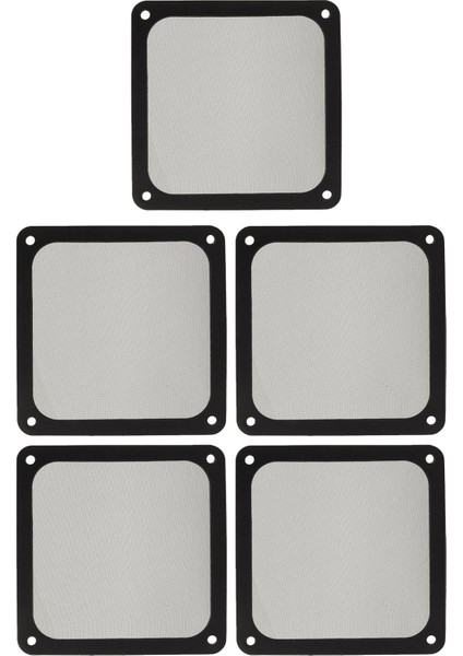 Pc Fan Toz Filtresi Mesh Manyetik Çerçeve Naylon Şasi Fan Toz Mesh Kapağı Bilgisayar Kasası Güç Kaynağı Ünitesi Için 140MM 5 Adet Siyah (Yurt Dışından)