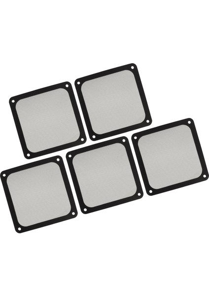 Pc Fan Toz Filtresi Mesh Manyetik Çerçeve Naylon Şasi Fan Toz Mesh Kapağı Bilgisayar Kasası Güç Kaynağı Ünitesi Için 140MM 5 Adet Siyah (Yurt Dışından)