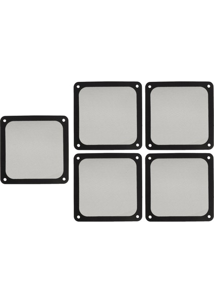 Pc Fan Toz Filtresi Mesh Manyetik Çerçeve Naylon Şasi Fan Toz Mesh Kapağı Bilgisayar Kasası Güç Kaynağı Ünitesi Için 140MM 5 Adet Siyah (Yurt Dışından)