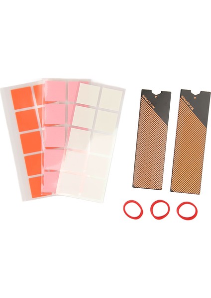 M.2 SSD Soğutucu Bakır Grafen Kararlı Hızlı Isı Iletimi Silikon Pedli M.2 SSD Bakır Soğutucular Halkalar Bantlar (Yurt Dışından)