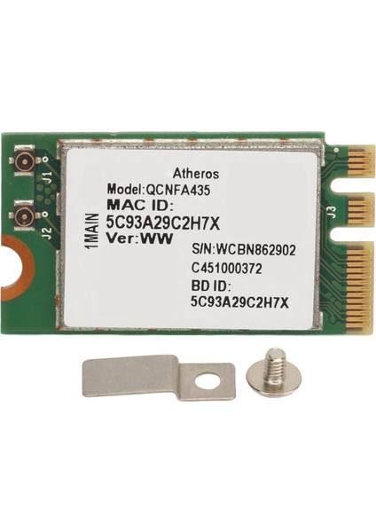 QCNFA435 Ngff M.2 Wifi Kartı 433MBPS 2.4g 5g Kablosuz Adaptör Kartı Bluetooth 4.1 ile (Yurt Dışından)