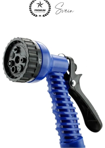 7 Kademeli Tabancalı Uzayabilen Esnek 22.5 Metre Sihirli Bahçe Sulama Başlık Araç Yıkama Hortumu modelleri