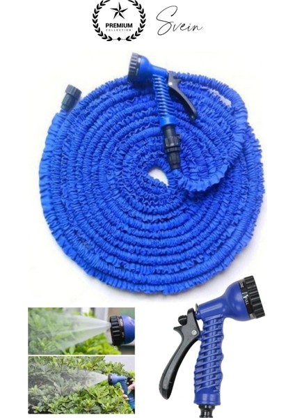 7 Kademeli Tabancalı Uzayabilen Esnek 22.5 Metre Sihirli Bahçe Sulama Başlık Araç Yıkama Hortumu indirimleri