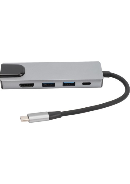 5'i 1 Arada USB C Hub Tip C'den 4K Hd Ekran Arayüzü 1000MBPS RJ45 Usb3.0 Pd USB C Yerleştirme Istasyonu Telefon Tablet Bilgisayar Için (Yurt Dışından)