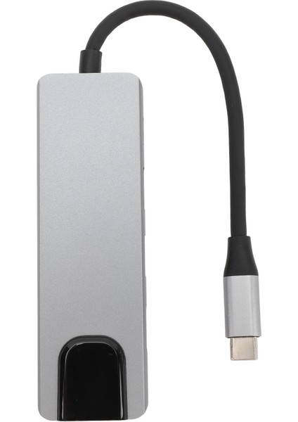 5'i 1 Arada USB C Hub Tip C'den 4K Hd Ekran Arayüzü 1000MBPS RJ45 Usb3.0 Pd USB C Yerleştirme Istasyonu Telefon Tablet Bilgisayar Için (Yurt Dışından)