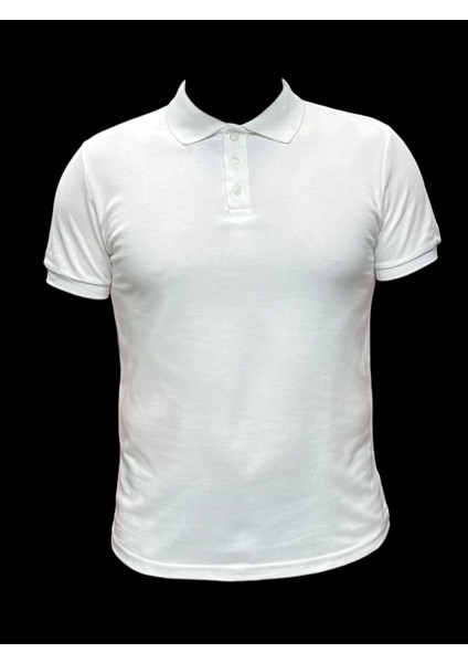 Polo Yaka T-Shirt %95 Pamuk Premium A+ Kalite Beyaz Penye Çekme Solma Bozulma Yapmaz Garanti Stblue indirimleri
