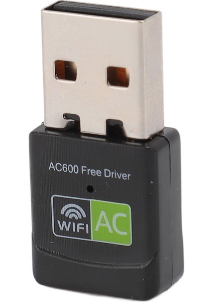 Pc Için USB Wifi Adaptörü 600MBPS 2.4g 5g Çift Bant Kablosuz Ağ Alıcı-Verici Desteği Ap Modu Windows Için USB Wifi Dongle (Yurt Dışından)