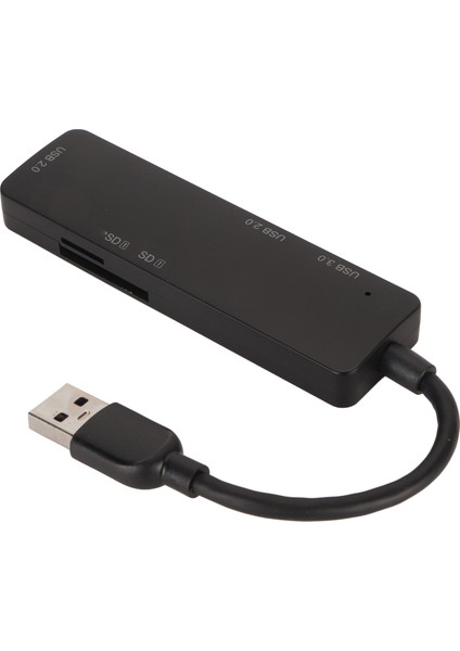 Kart Yuvalı Usb3.0 Yerleştirme Istasyonu Veri Aktarımı ve Depolama Için Kompakt Taşınabilir USB Hub (Yurt Dışından)