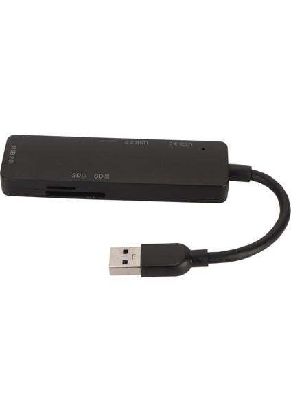Kart Yuvalı Usb3.0 Yerleştirme Istasyonu Veri Aktarımı ve Depolama Için Kompakt Taşınabilir USB Hub (Yurt Dışından)