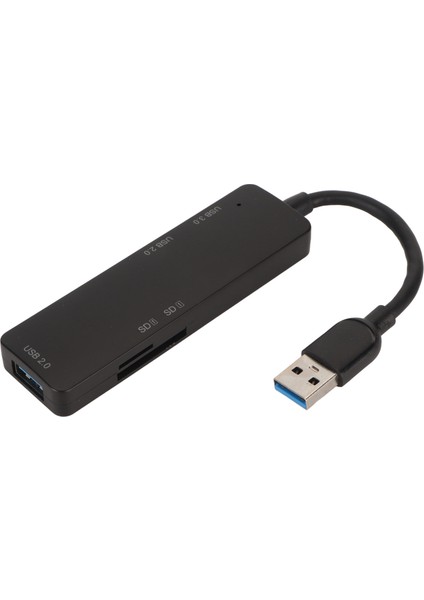 Kart Yuvalı Usb3.0 Yerleştirme Istasyonu Veri Aktarımı ve Depolama Için Kompakt Taşınabilir USB Hub (Yurt Dışından)