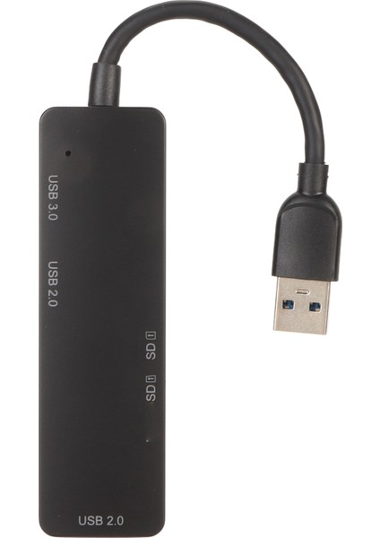 Kart Yuvalı Usb3.0 Yerleştirme Istasyonu Veri Aktarımı ve Depolama Için Kompakt Taşınabilir USB Hub (Yurt Dışından)