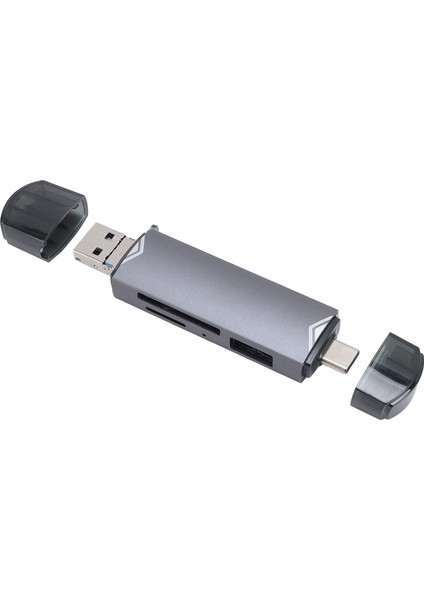6'sı 1 Arada Çok Işlevli Kart Okuyucu Bellek Kartı Depolama Kartı USB Flash Disk Yüksek Hızlı Kart Okuyucu Os x Için Linux (Yurt Dışından)