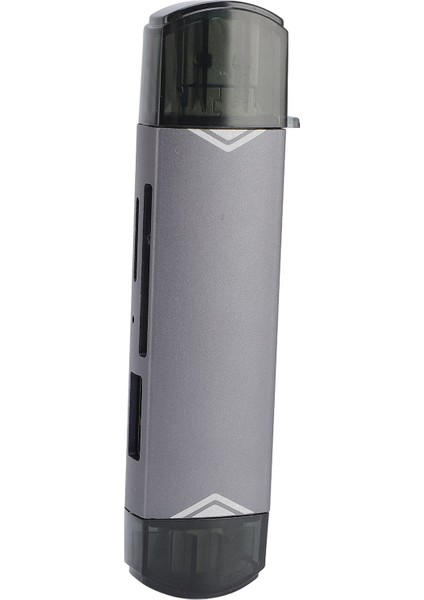 6'sı 1 Arada Çok Işlevli Kart Okuyucu Bellek Kartı Depolama Kartı USB Flash Disk Yüksek Hızlı Kart Okuyucu Os x Için Linux (Yurt Dışından)