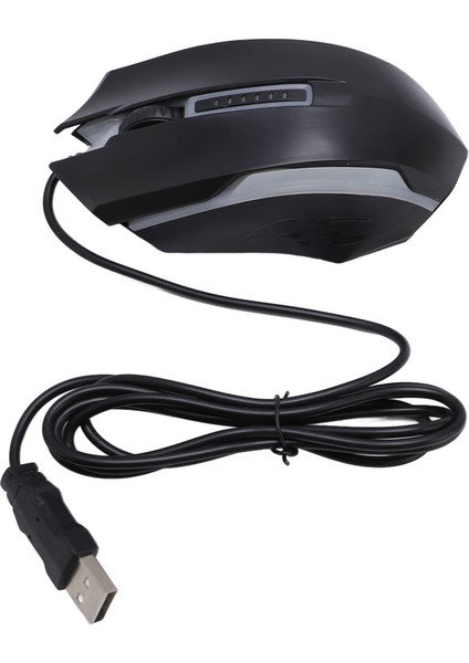 USB Kablolu Fare 4.9ft Kablo 1200 Dpı Hassas Rahat Tutuş Rgb Optik Bilgisayar Faresi Masaüstü Bilgisayar Dizüstü Bilgisayar Evrensel (Yurt Dışından) indirimleri
