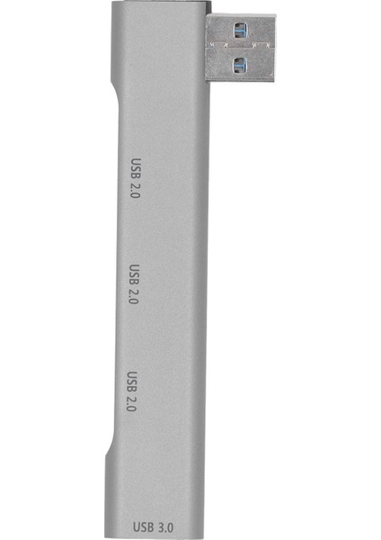 USB Hub Dock 4 Port Usb3.0 2.0 5gbps Alüminyum Alaşımlı Tak ve Çalıştır Otg Fonksiyonlu USB Yerleştirme Istasyonu Pc Çevre Birimleri Için (Yurt Dışından)