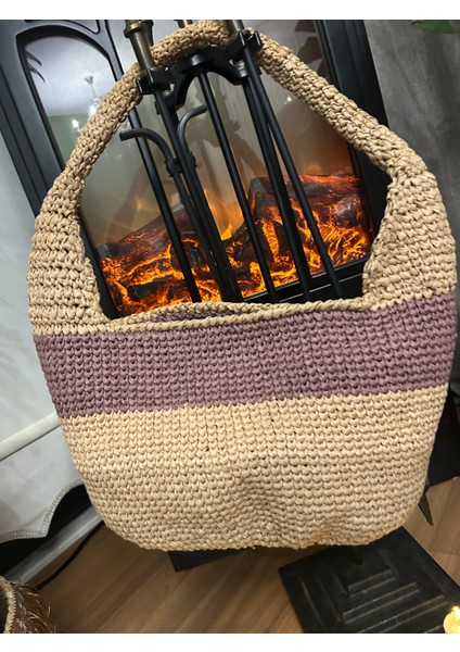 Sassybags Rafya Omuz Çantası