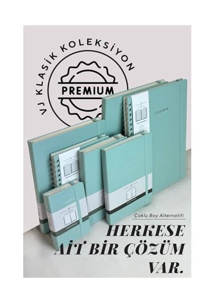 Bene Premium Sert Kapak Defter, 14.8X21 Cm, Çizgili