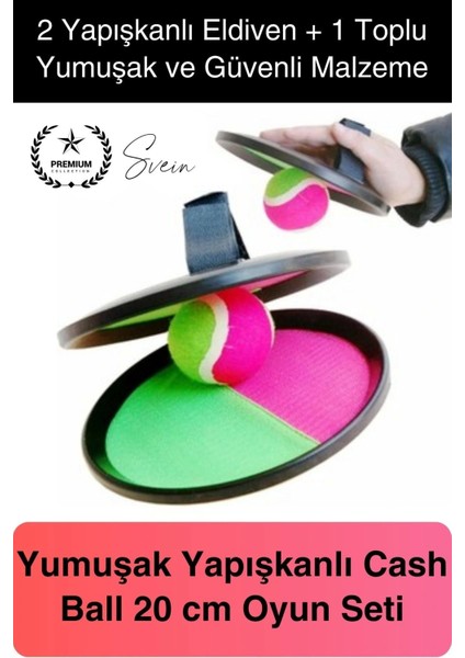 Yapışkanlı Top At Tut Yakalama Cash Ball Oyun Seti Aktivite Oyunu Dış Mekan Oyuncağı Cırt Cırtlı