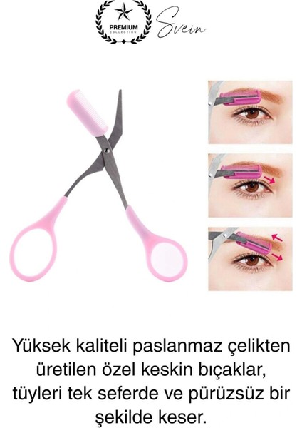 Premium Kadın Kaş Kesme Makası Düzeltici fiyatları