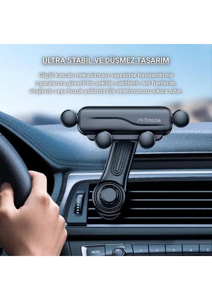Kancalı Düşmez Titremez Ayarlanabilir Stabil Telefon Tutucu, Havalandırma Girişli Tutucu fiyatları