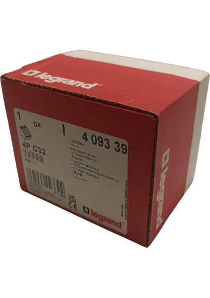 4 Kutup 400 V C Tipi 32A Dx3 Otomatik Sigorta 10 Ka - 4 093 39