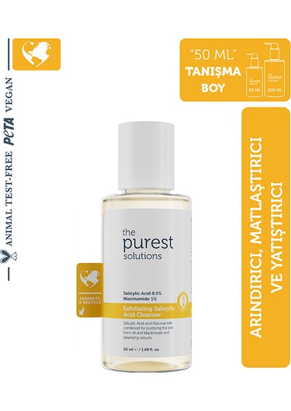 Yağlı ve Karma Ciltler Için Salisilik Asit Arındırıcı Temizleme Jeli 50 ml