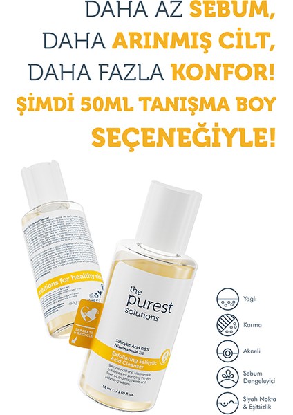 Yağlı ve Karma Ciltler Için Salisilik Asit Arındırıcı Temizleme Jeli 50 ml