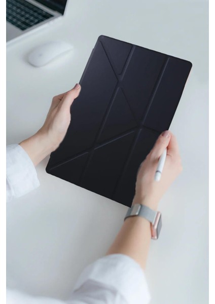 Galaxy Tab S9 Ultra 14.6 Inç Uyumlu Fuchsia Kalemlikli Mars Tablet Kılıfı