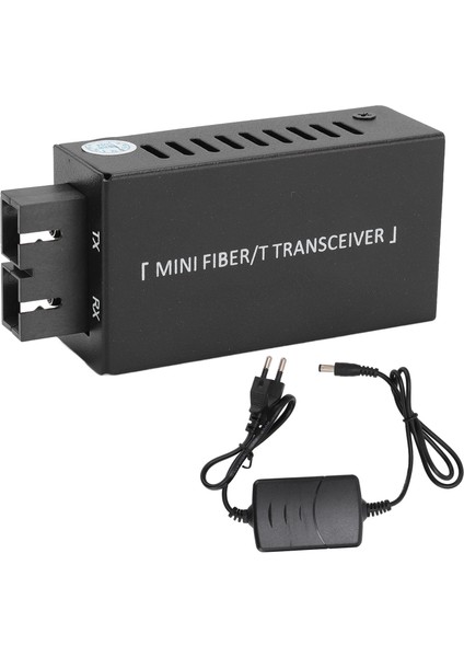 Ethernet Medya Dönüştürücü 20KM 1000M Tek Modlu TX1310NM Sc DC5V1A Mini Fiber Optik Alıcı-Verici 100‑240V Ab Fişi (Yurt Dışından)