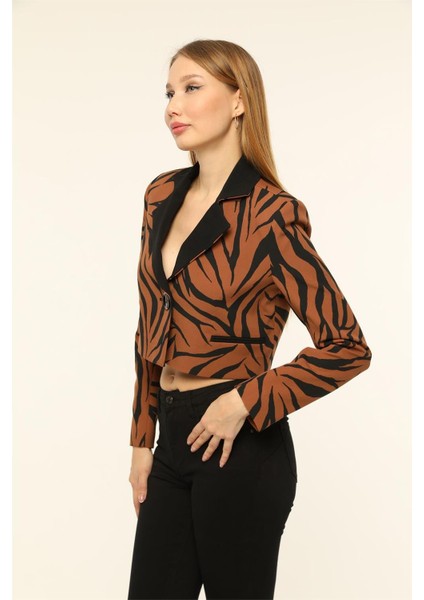 Zebra Desenli Ceket modelleri