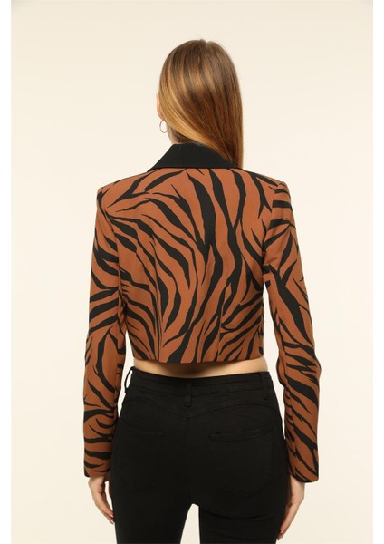 Zebra Desenli Ceket fırsatları