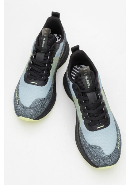 Erkek Kalın Taban Bağcıklı Comfort Sneaker Mc 21043 Siyah