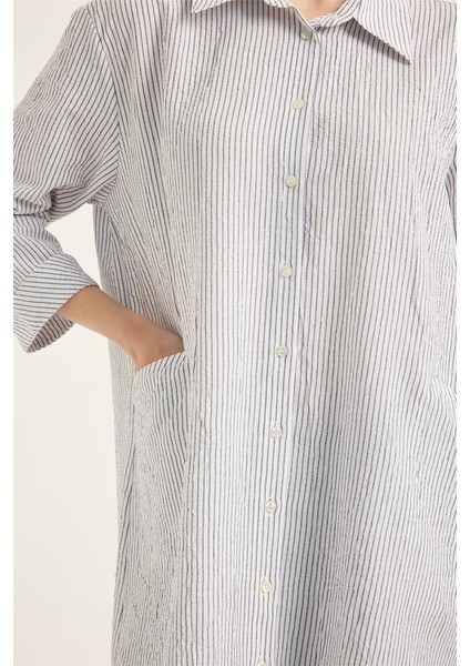 Uzun Çizgili Gömlek fırsatları