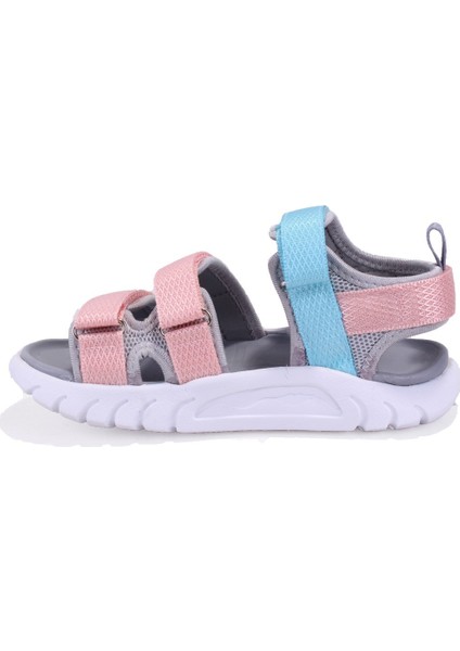 Cube 332F25Y212 Gri Pembe Ortopedik Günlük Kız Çocuk Spor Sandalet modelleri