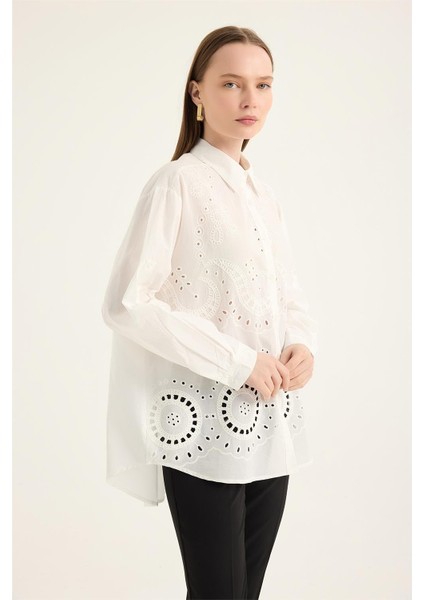 Kabartma Fistolu Gömlek modelleri