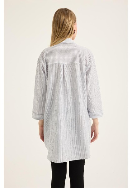 Uzun Çizgili Gömlek indirimleri